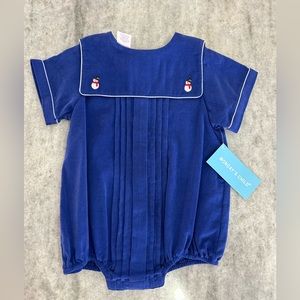 Monday’s Child Snowman Bubble Size 12M